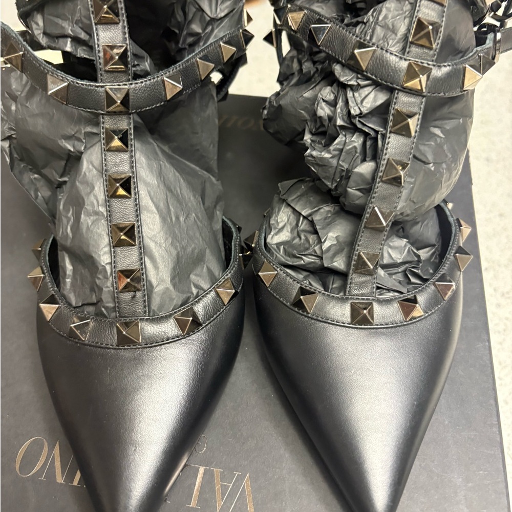 Valentino caged heel rockstud pumps sz 37 - Picture 7 of 7